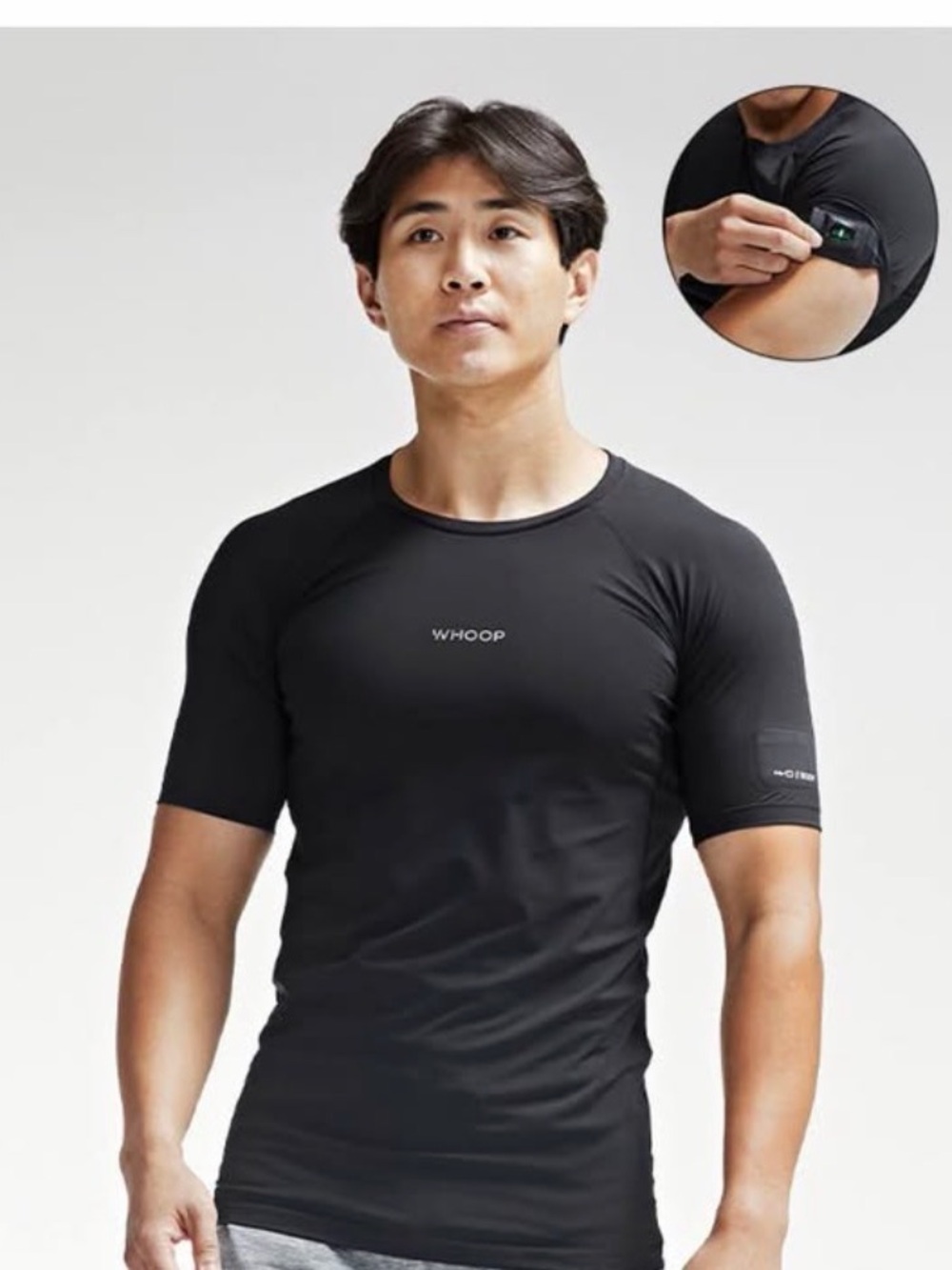 Men's Black Short-Sleeve Swim Rash Guard